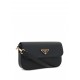 Geanta PRADA, Shoulder, Mini Saffiano, Black - 1BD356VOOONZVF0002