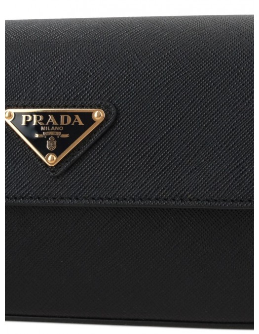 Geanta PRADA, Shoulder, Mini Saffiano, Black - 1BD356VOOONZVF0002