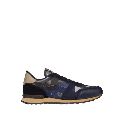 Sneakers VALENTINO GARAVANI - Rockrunner, Blue Reflective Nappa