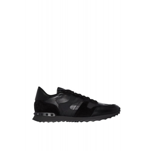 Sneakers VALENTINO GARAVANI, Tonal Rockrunner Sneaker, Negru