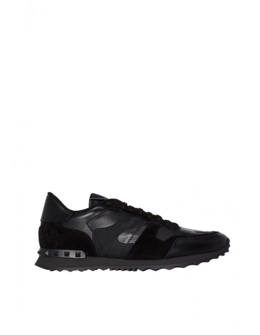 Sneakers VALENTINO GARAVANI, Tonal Rockrunner Sneaker, Negru - 1Y2S0748VRJN01