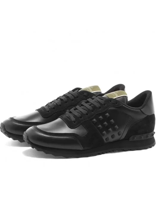 Sneakers VALENTINO GARAVANI, Tonal Rockrunner Sneaker, Negru - 1Y2S0748VRJN01