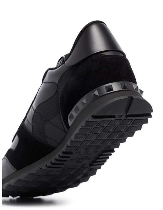 Sneakers VALENTINO GARAVANI, Tonal Rockrunner Sneaker, Negru - 1Y2S0748VRJN01