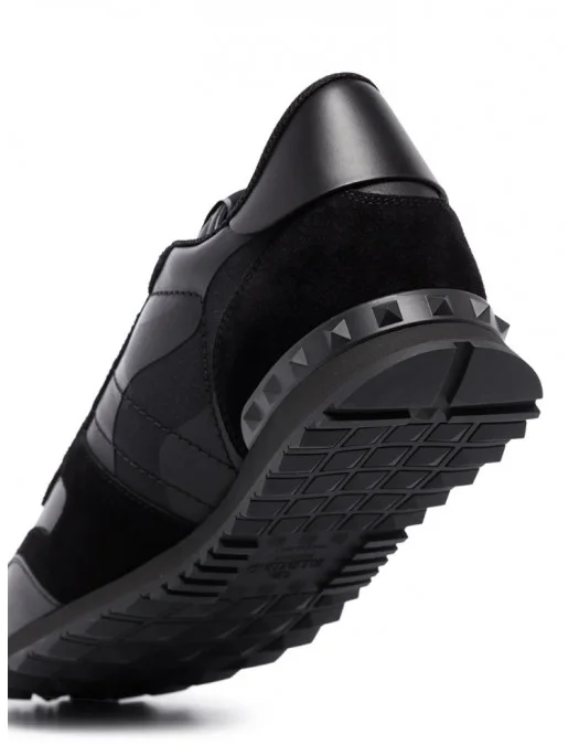 Sneakers VALENTINO GARAVANI, Tonal Rockrunner Sneaker, Negru - 1Y2S0748VRJN01