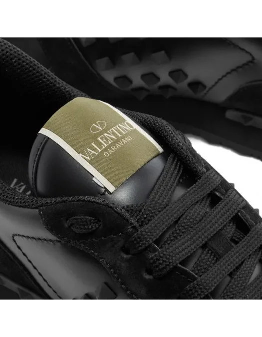 Sneakers VALENTINO GARAVANI, Tonal Rockrunner Sneaker, Negru - 1Y2S0748VRJN01