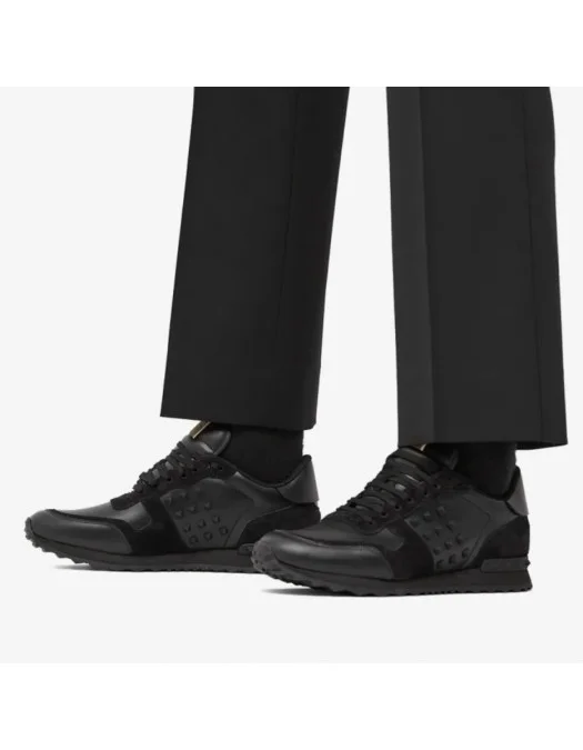 Sneakers VALENTINO GARAVANI, Tonal Rockrunner Sneaker, Negru - 1Y2S0748VRJN01