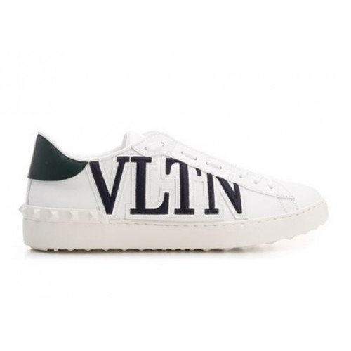 Sneakers VALENTINO, Open Leather, Alb