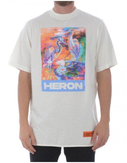 Tricou Heron Preston, Insertie Logo, Alb - 209140130188
