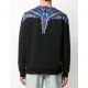 Bluza MARCELO BURLON, Insertie la guler, Neagra - 20FLE0041050 Bluza MARCELO BURLON, Insertie la guler, Neagra - 20FLE0041050