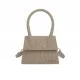 Geanta JACQUEMUS, Le Chiquito Moyen Signature, Canvas Beige - 213BA0023071140UNI