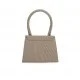 Geanta JACQUEMUS, Le Chiquito Moyen Signature, Canvas Beige - 213BA0023071140UNI
