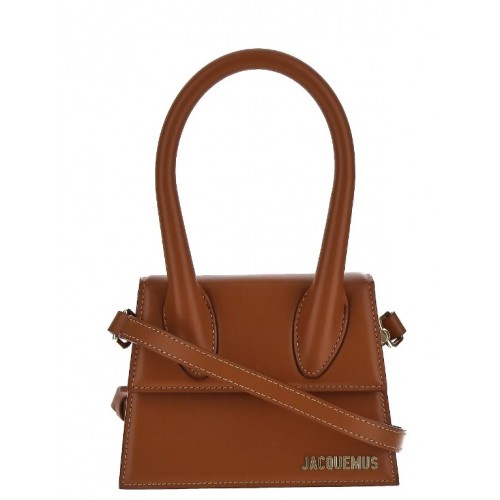 Geanta JACQUEMUS, Le Chiquito Moyen Signature, Maro