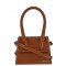 Geanta JACQUEMUS, Le Chiquito Moyen Signature, Maro
