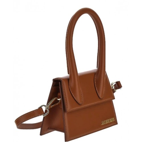 Geanta JACQUEMUS, Le Chiquito Moyen Signature, Maro
