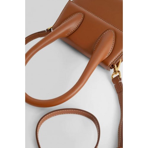 Geanta JACQUEMUS, Le Chiquito Moyen Signature, Brown
