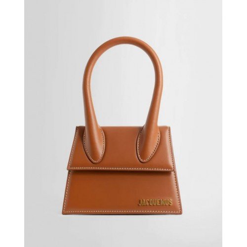 Geanta JACQUEMUS, Le Chiquito Moyen Signature, Brown