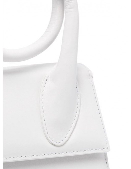 Geanta JACQUEMUS, Le Chiquito Noeud mini bag, White - 21H213BA0053000110
