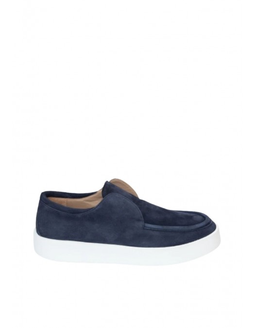 Laofers FRANCESCHETTI, Bleumarin,Leather - 225903226950501