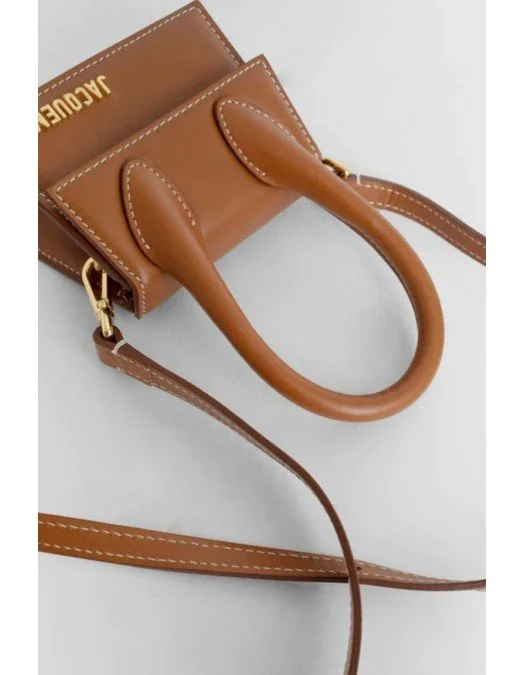 Geanta JACQUEMUS, Le Chiquito Signature, Brown - 23E213BA0013072811 Geanta JACQUEMUS, Le Chiquito Signature, Brown - 23E213BA0013072811