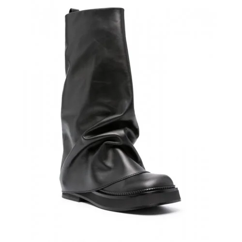 Cizme THE ATTICO, Robin Layered, Long, Black