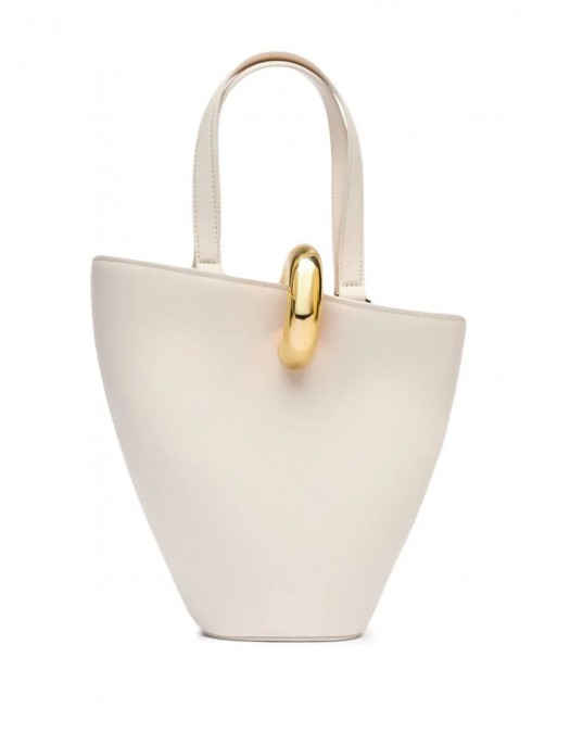 Geanta JACQUEMUS, Bucket Bag, Le petit Bambola, White - 243BA3893173115