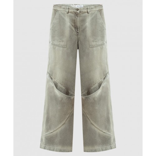 Blugi THE ATTICO, Vintage Deisgn, Oversized, Grey Blugi THE ATTICO, Vintage Deisgn, Oversized, Grey