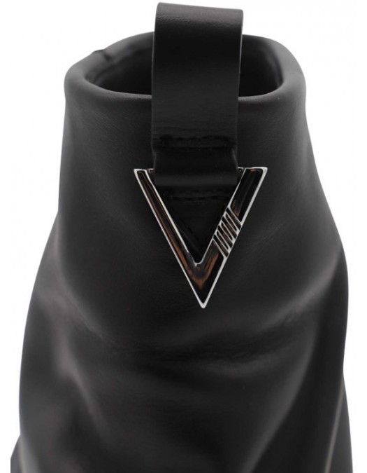 Cizme THE ATTICO, Robin Layered, Short, Black - 247WS832L019100