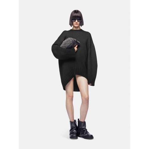 Pulover THE ATTICO, Oversized Deisgn, Black Pulover THE ATTICO, Oversized Deisgn, Black