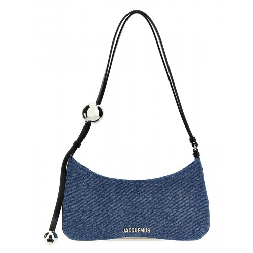 Geanta JACQUEMUS, Le Bisou, Blue Denim Geanta JACQUEMUS, Le Bisou, Blue Denim