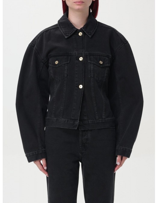 Geaca JACQUEMUS, Long-Sleeved, Denim, Black - 24E241DE0361515990