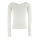 Bluza JACQUEMUS, Top, Le haut Pralù, White - 24E241KN3572358110