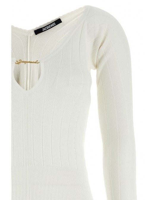 Bluza JACQUEMUS, Top, Le haut Pralù, White - 24E241KN3572358110