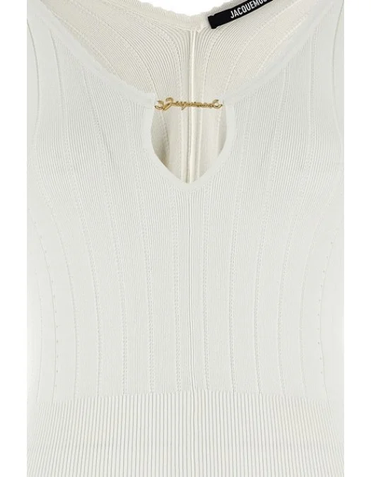 Bluza JACQUEMUS, Top, Le haut Pralù, White - 24E241KN3572358110