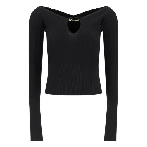 Bluza JACQUEMUS, Top, Le haut Pralù, Black