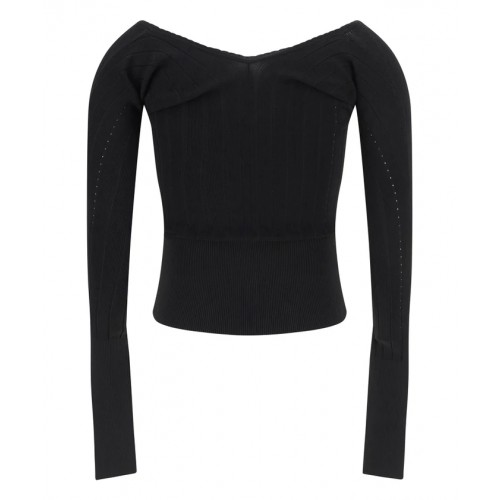 Bluza JACQUEMUS, Top, Le haut Pralù, Black Bluza JACQUEMUS, Top, Le haut Pralù, Black