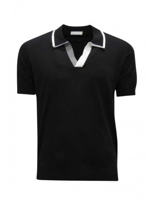 Tricou Paolo Pecora,  POLO-SHIRT BLACK - 24EC1M0A016F1009000