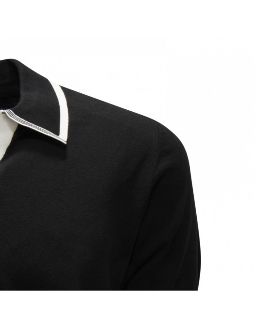 Tricou Paolo Pecora,  POLO-SHIRT BLACK - 24EC1M0A016F1009000
