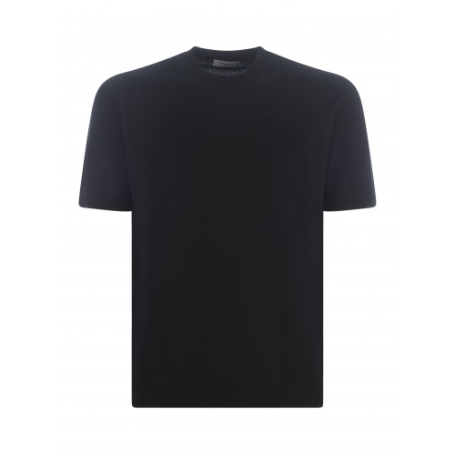 Tricou Paolo Pecora, Guler Rotund, Negru Tricou Paolo Pecora, Guler Rotund, Negru