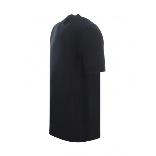 Tricou Paolo Pecora, Guler Rotund, Negru Tricou Paolo Pecora, Guler Rotund, Negru