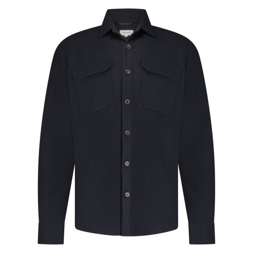 CAMASA SEVEN DIALS, Overshirt Reggie, Vascoza, Negru CAMASA SEVEN DIALS, Overshirt Reggie, Vascoza, Negru