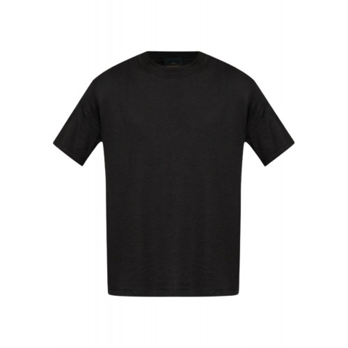 Tricou PAUL & SHARK, BLACK T-shirt with a round neckline