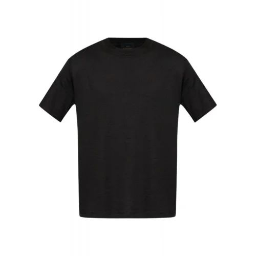 Tricou PAUL & SHARK, BLACK T-shirt with a round neckline