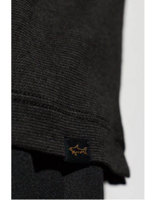 Tricou PAUL & SHARK, BLACK T-shirt with a round neckline - 25411026011