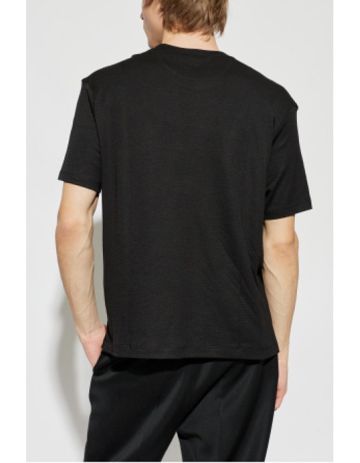 Tricou PAUL & SHARK, BLACK T-shirt with a round neckline - 25411026011