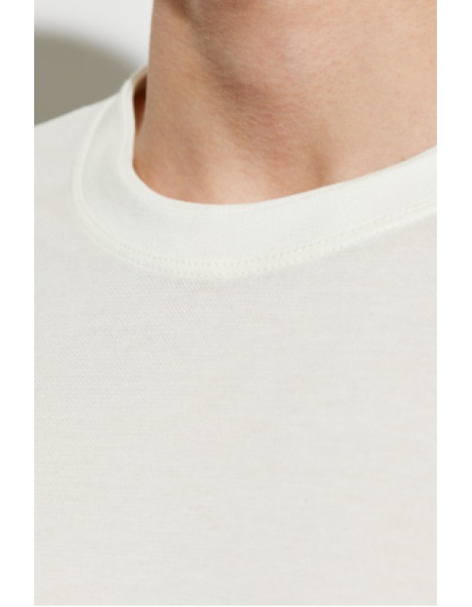Tricou Paul & Shark, WHITE Crew neck T-shirt - 25411026108