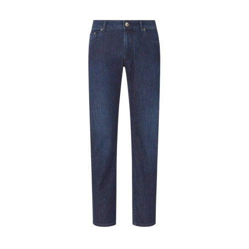 BLUGI CORNELIANI, Stretch Denim, Classic, Blue