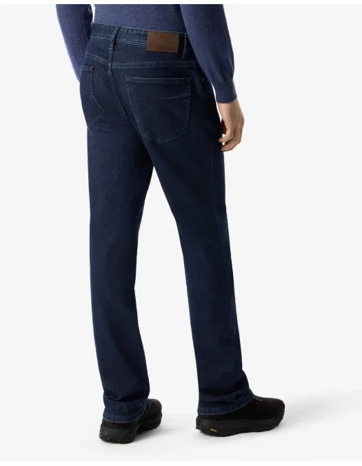 BLUGI CORLEANI, Stretch Denim, 5 Pocket, Navy Blue - 254JG22520138001