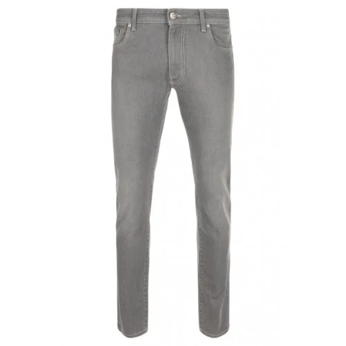 BLUGI CORNELIANI, Stretch Denim, 5 Pocket, Grey