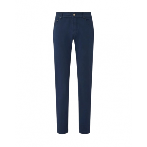 PANTALONI CORNELIANI, Stretch Gabardine, Navy Blue PANTALONI CORNELIANI, Stretch Gabardine, Navy Blue