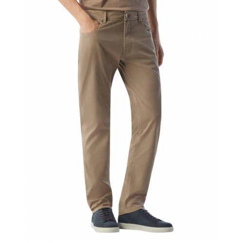 PANTALONI CORNELIANI, Pockets, Stretch Cotton, Dark Beige PANTALONI CORNELIANI, Pockets, Stretch Cotton, Dark Beige